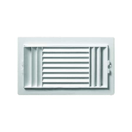 Deflecto Deflect-O Jordan 6 in. H X 10 in. W 3-Way White Plastic Ceiling Register RGC106